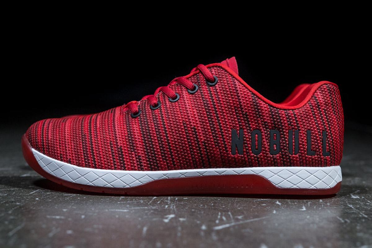 Nobull Superfabric Men's Trainers Red | Australia (BN4862)